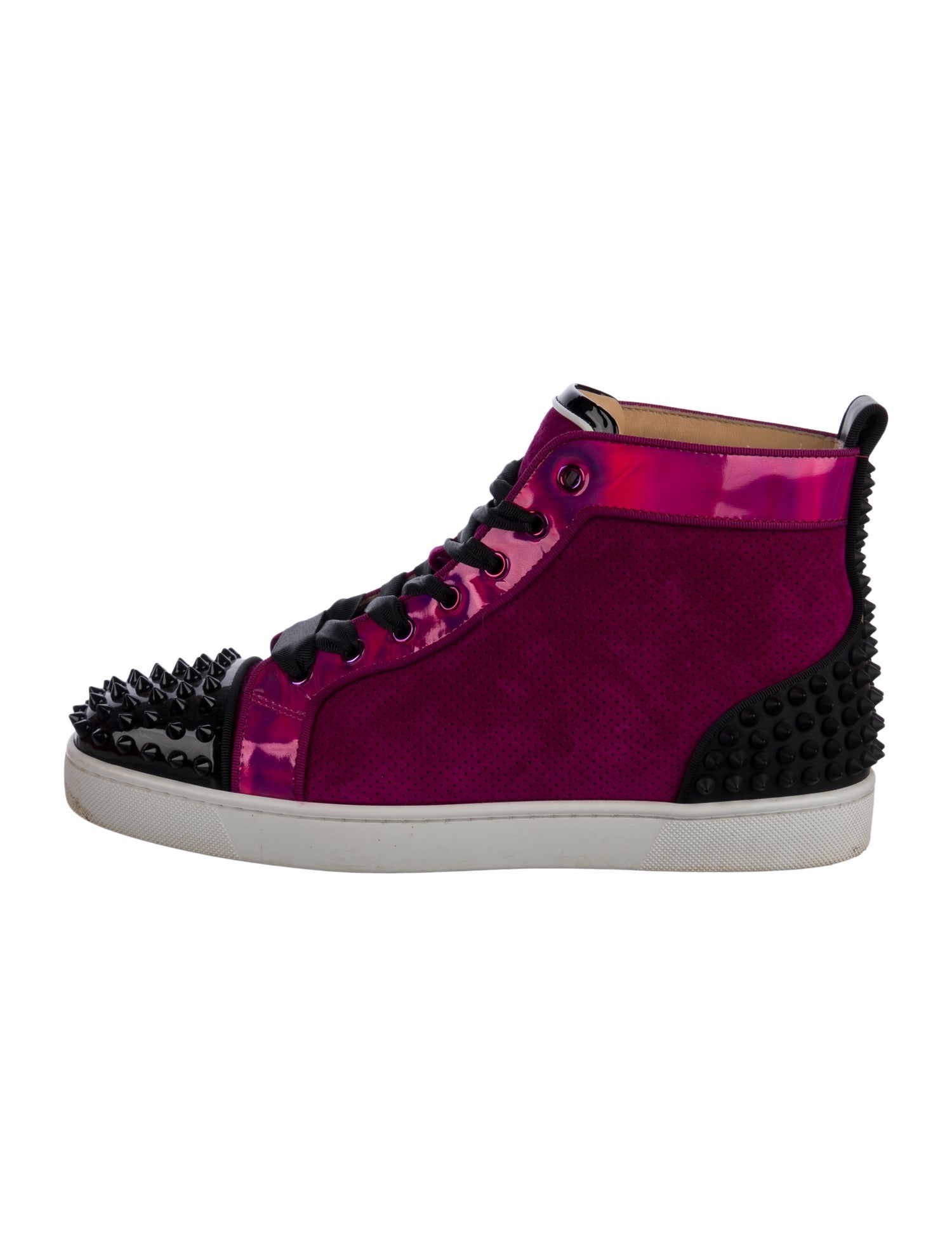 Christian Louboutin Lou Spikes 2 Flat Sneakers