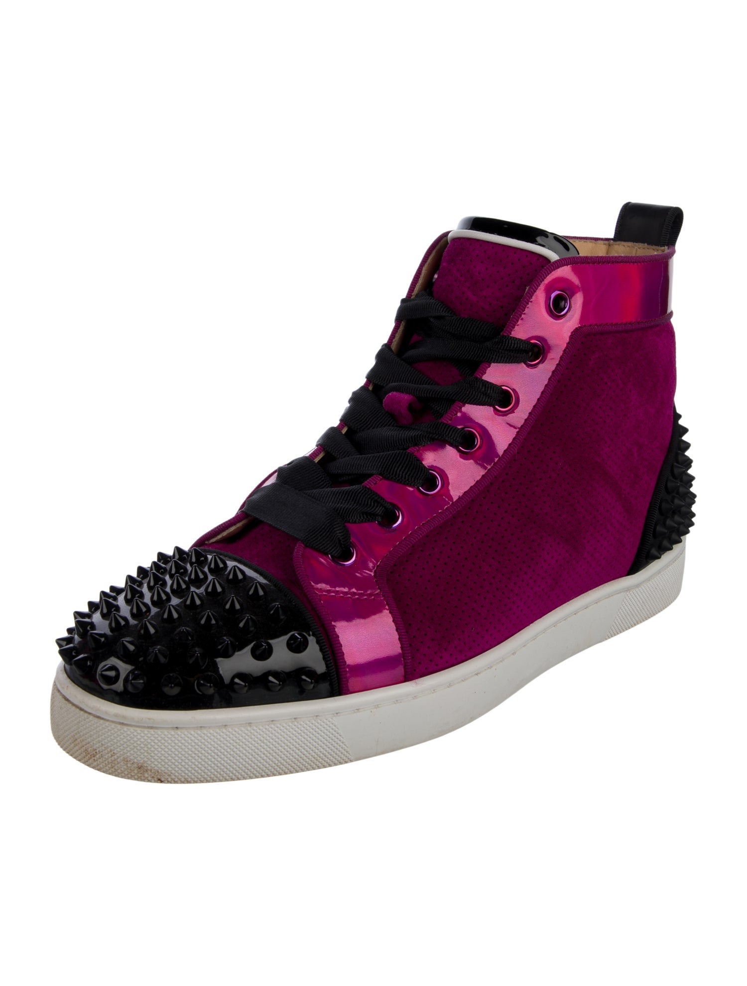 Christian Louboutin Lou Spikes 2 Flat Sneakers