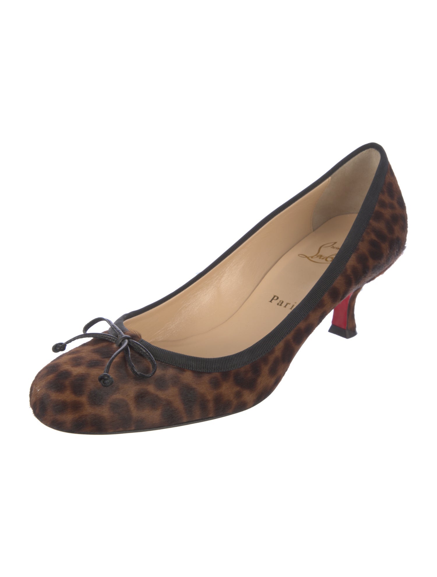 Christian Louboutin Ponyhair Animal Print Pumps