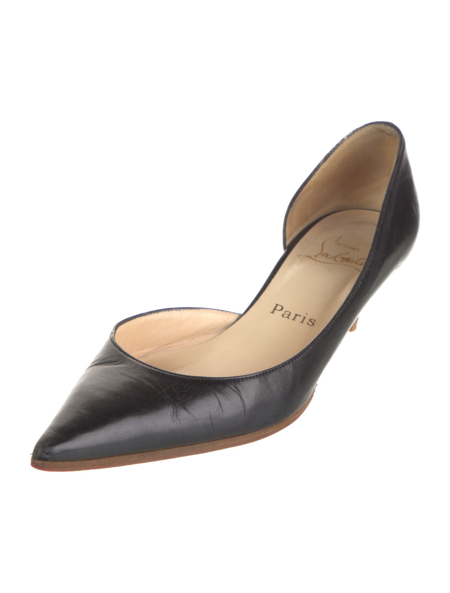 Christian Louboutin Leather D'Orsay Pumps