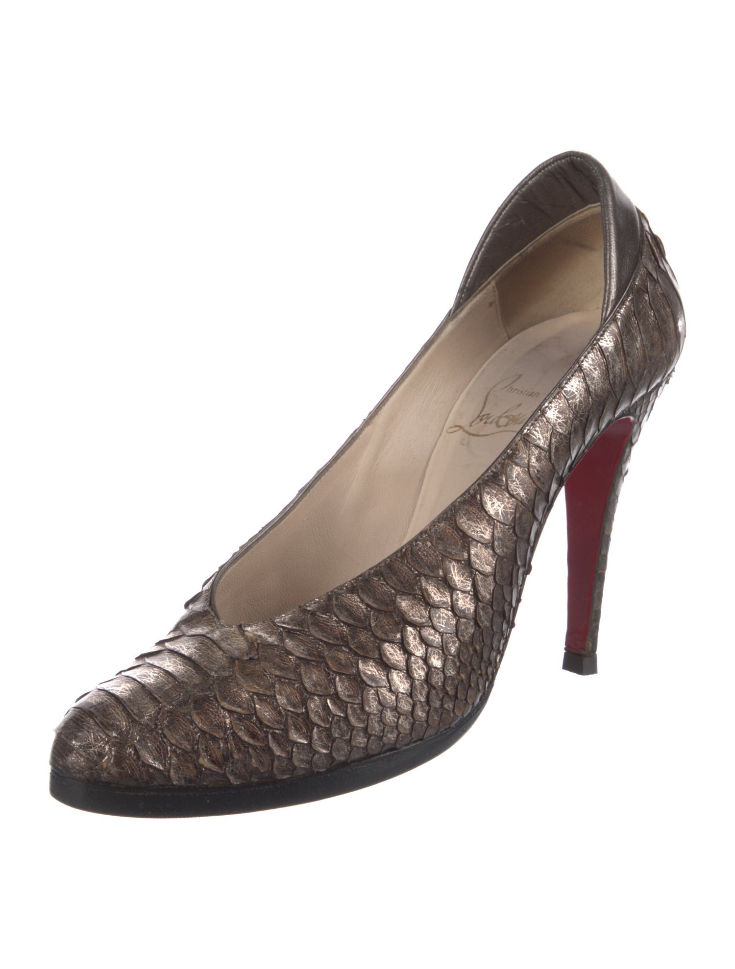 Christian Louboutin Snakeskin Pumps