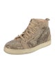 Christian Louboutin Suede Crystal Embellishments Sneakers
