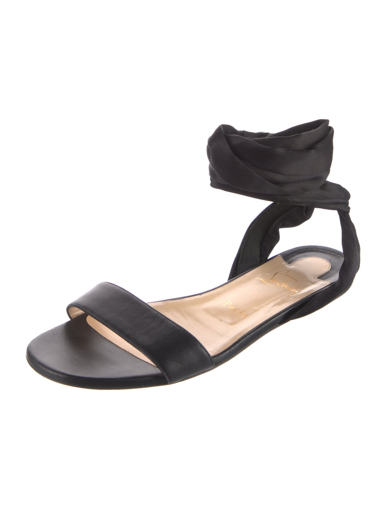 Christian Louboutin Silk Sandals