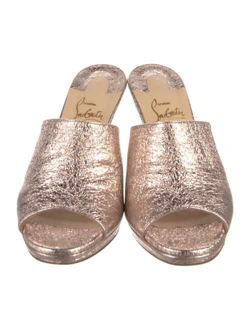 Christian Louboutin Leather Slides