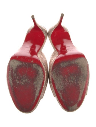 Christian Louboutin Leather Slides