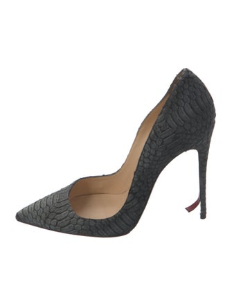 Christian Louboutin Python Printed Pumps