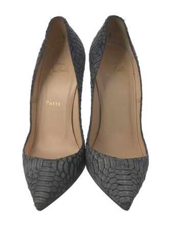Christian Louboutin Python Printed Pumps