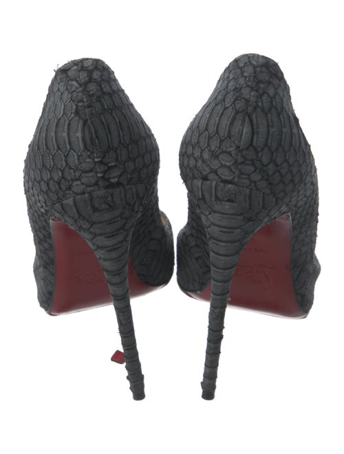 Christian Louboutin Python Printed Pumps