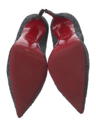 Christian Louboutin Python Printed Pumps