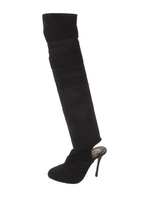 Christian Louboutin Cutout Accent Sock Boots
