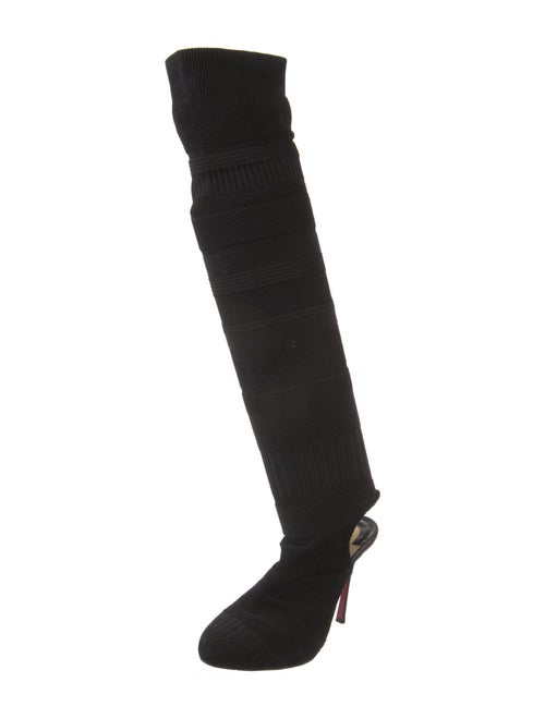 Christian Louboutin Cutout Accent Sock Boots