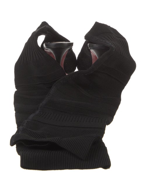 Christian Louboutin Cutout Accent Sock Boots