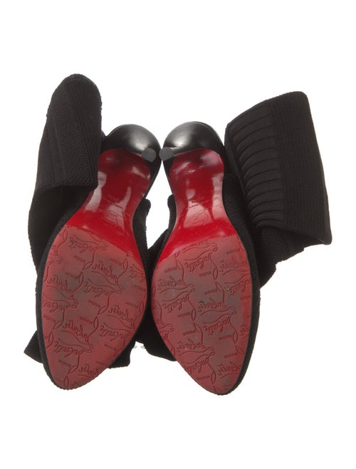 Christian Louboutin Cutout Accent Sock Boots