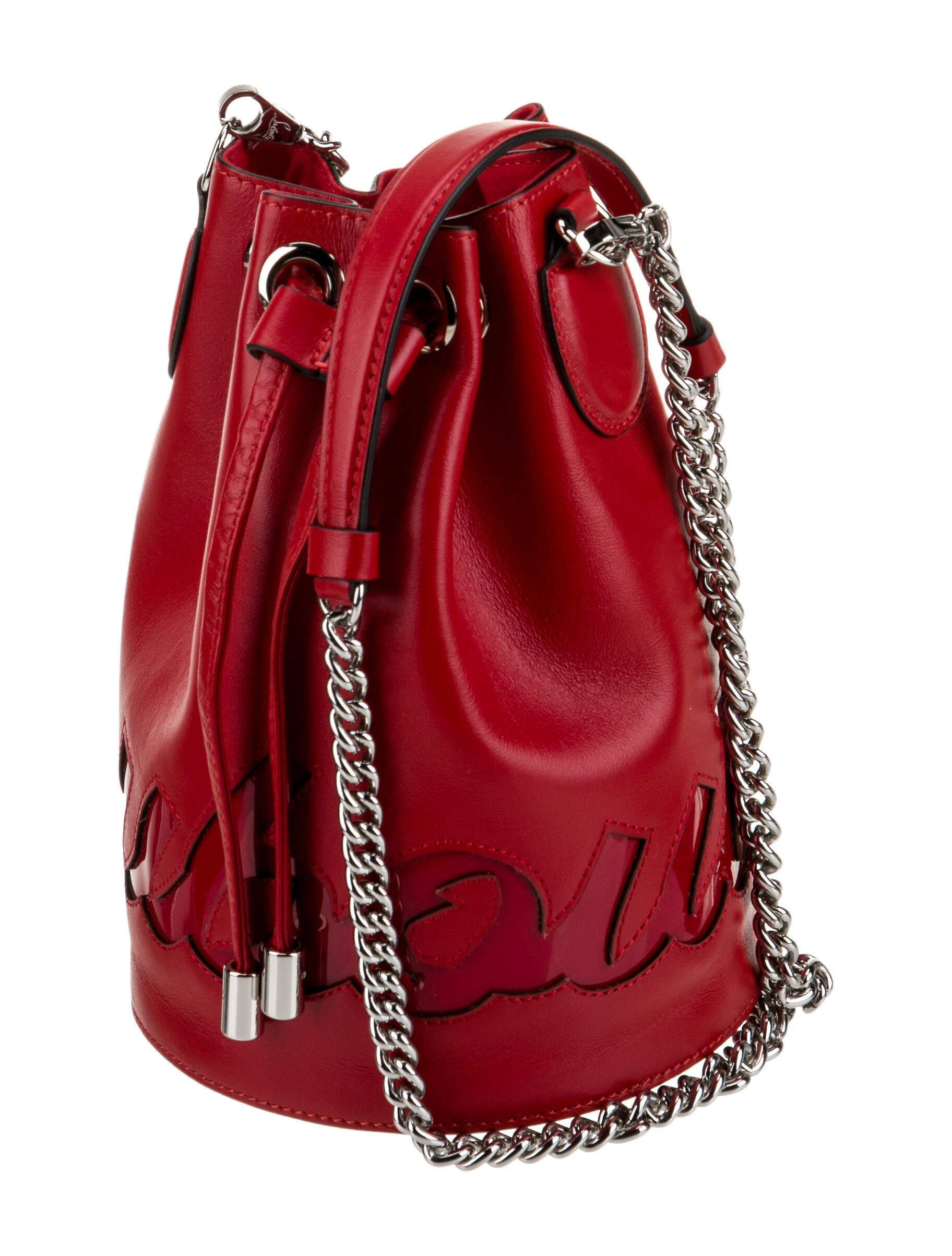 Christian Louboutin Leather Bucket Bag