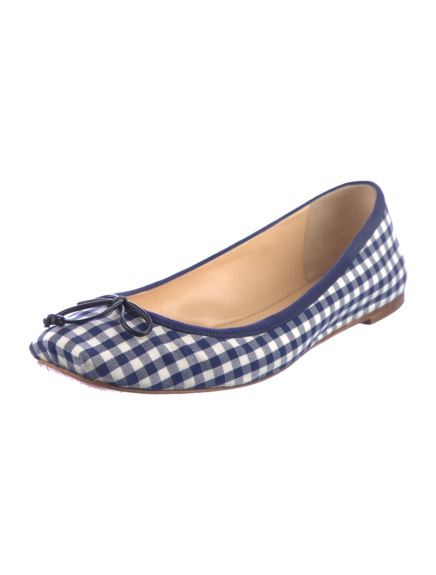 Christian Louboutin Rosella Flat Vichy Canvas Flats