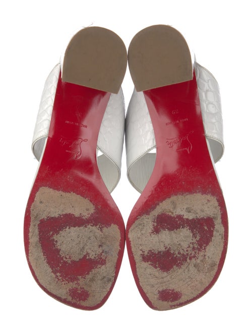 Christian Louboutin Leather Slides