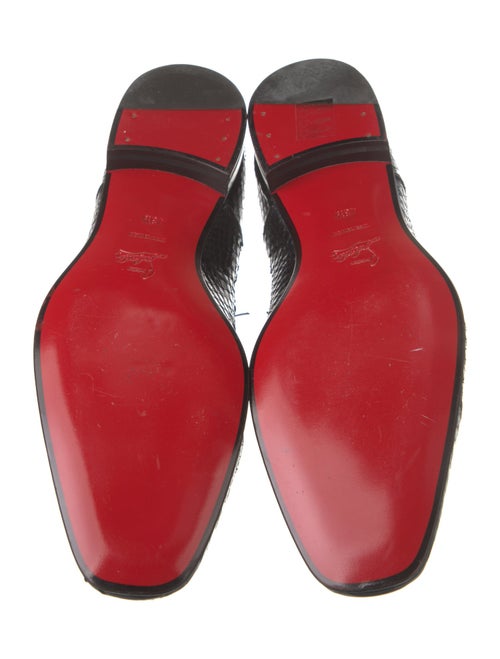 Christian Louboutin Snakeskin Oxfords