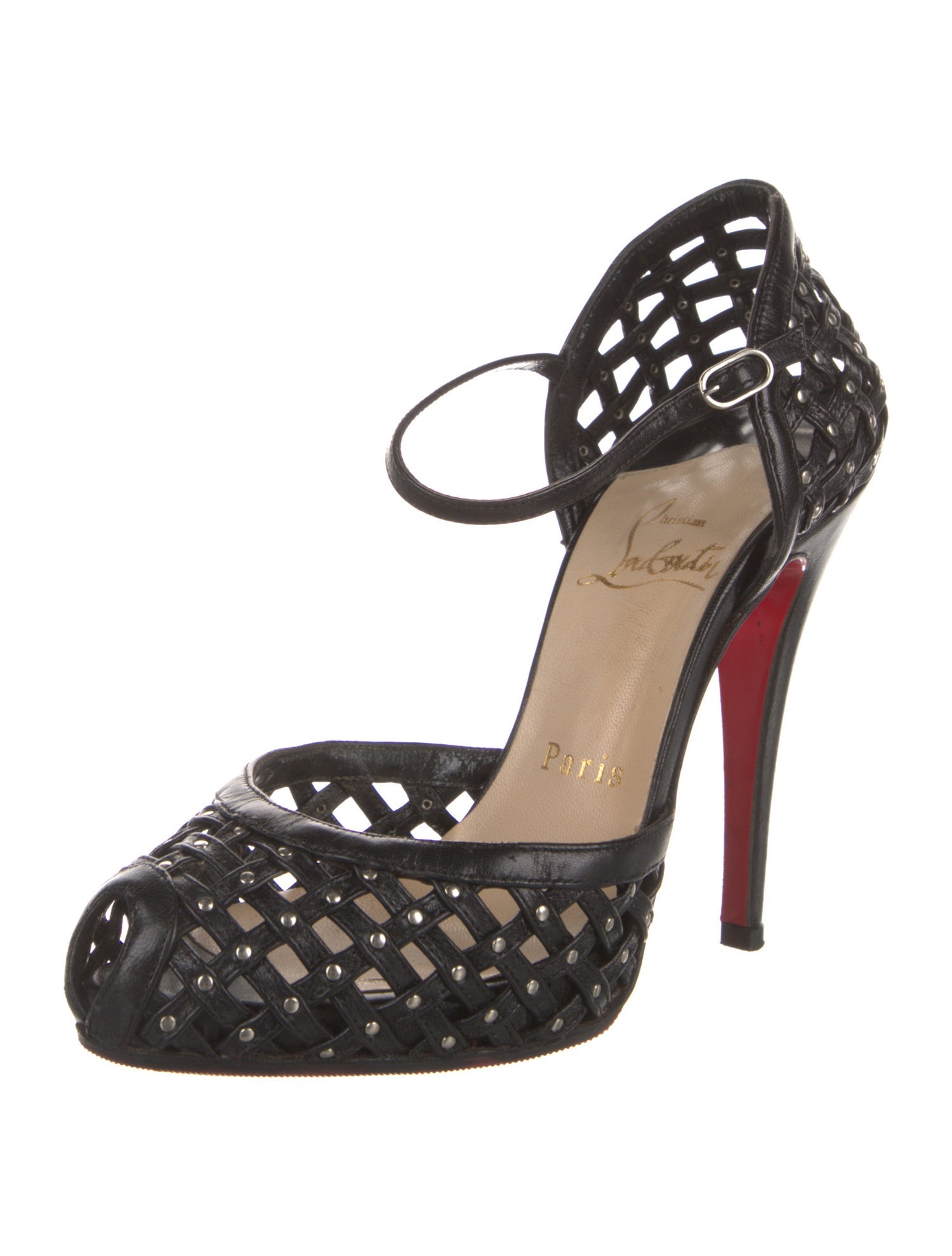Christian Louboutin Leather D'Orsay Pumps