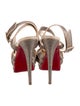 Christian Louboutin Glitter Glitter Accents Sandals