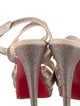 Christian Louboutin Glitter Glitter Accents Sandals