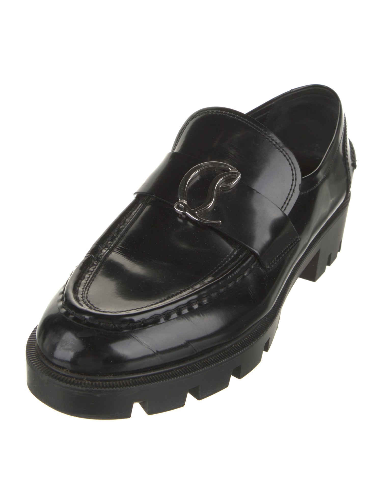 Christian Louboutin Patent Leather Loafers
