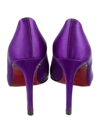 Christian Louboutin Satin Colorblock Pattern Sandals