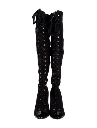 Christian Louboutin Lace-Up Boots