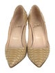 Christian Louboutin Python Animal Print Pumps