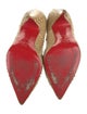 Christian Louboutin Python Animal Print Pumps