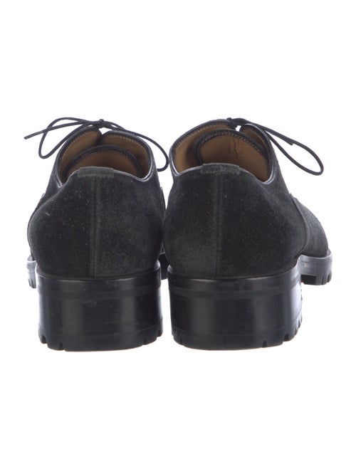 Christian Louboutin Suede Studded Accents Oxfords