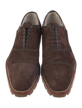 Christian Louboutin Suede Oxfords