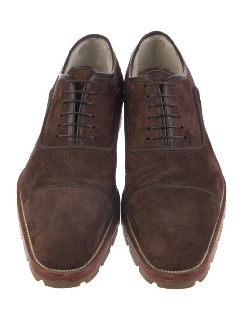 Christian Louboutin Suede Oxfords