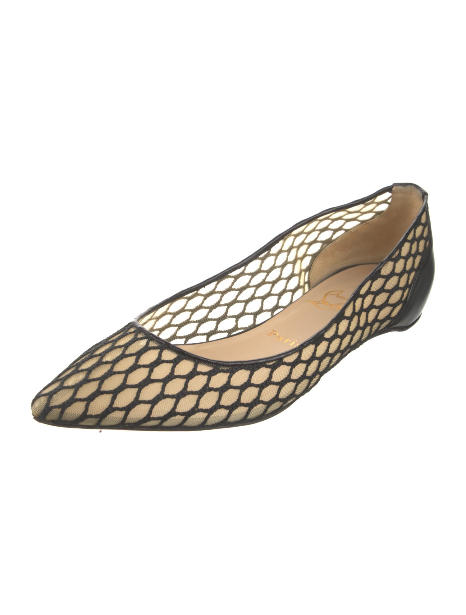 Christian Louboutin Mesh Flats