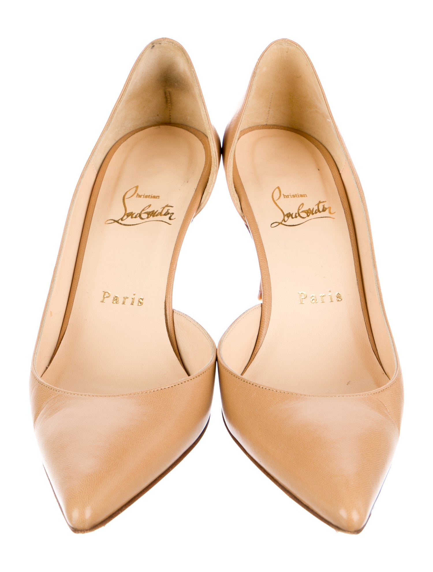 Christian Louboutin Leather D'Orsay Pumps