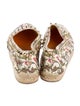 Christian Louboutin Spike Accents Canvas Espadrilles
