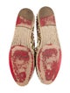 Christian Louboutin Spike Accents Canvas Espadrilles