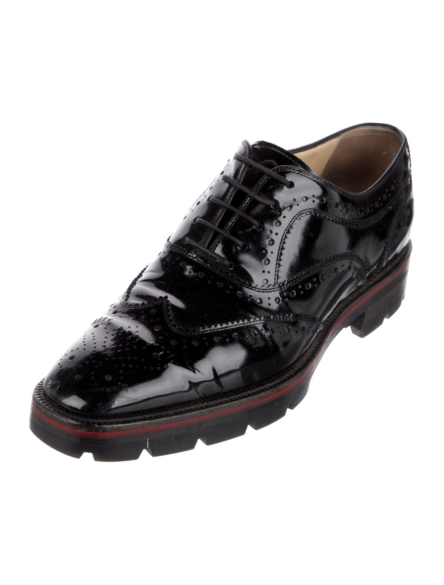 Christian Louboutin Patent Leather Oxfords