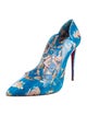 Christian Louboutin Patent Leather Printed Pumps