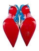 Christian Louboutin Patent Leather Printed Pumps
