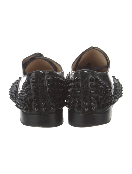Christian Louboutin Spike Accents Patent Leather Oxfords