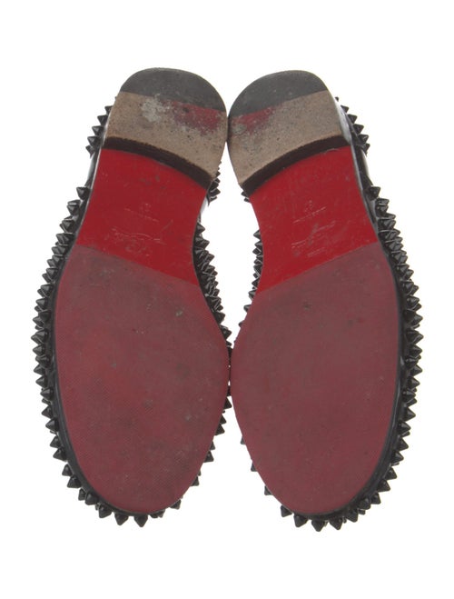 Christian Louboutin Spike Accents Patent Leather Oxfords