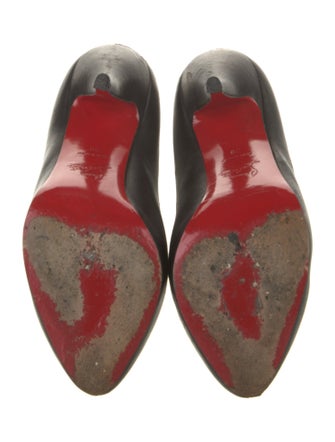 Christian Louboutin Leather Lace-Up Boots