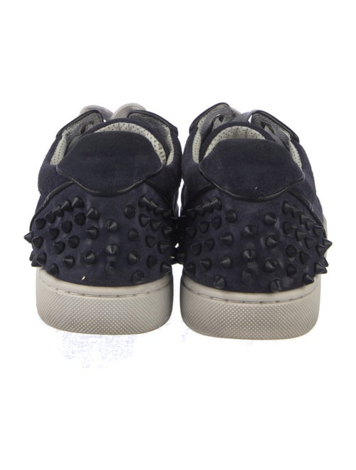 Christian Louboutin Spike Accents Suede Sneakers