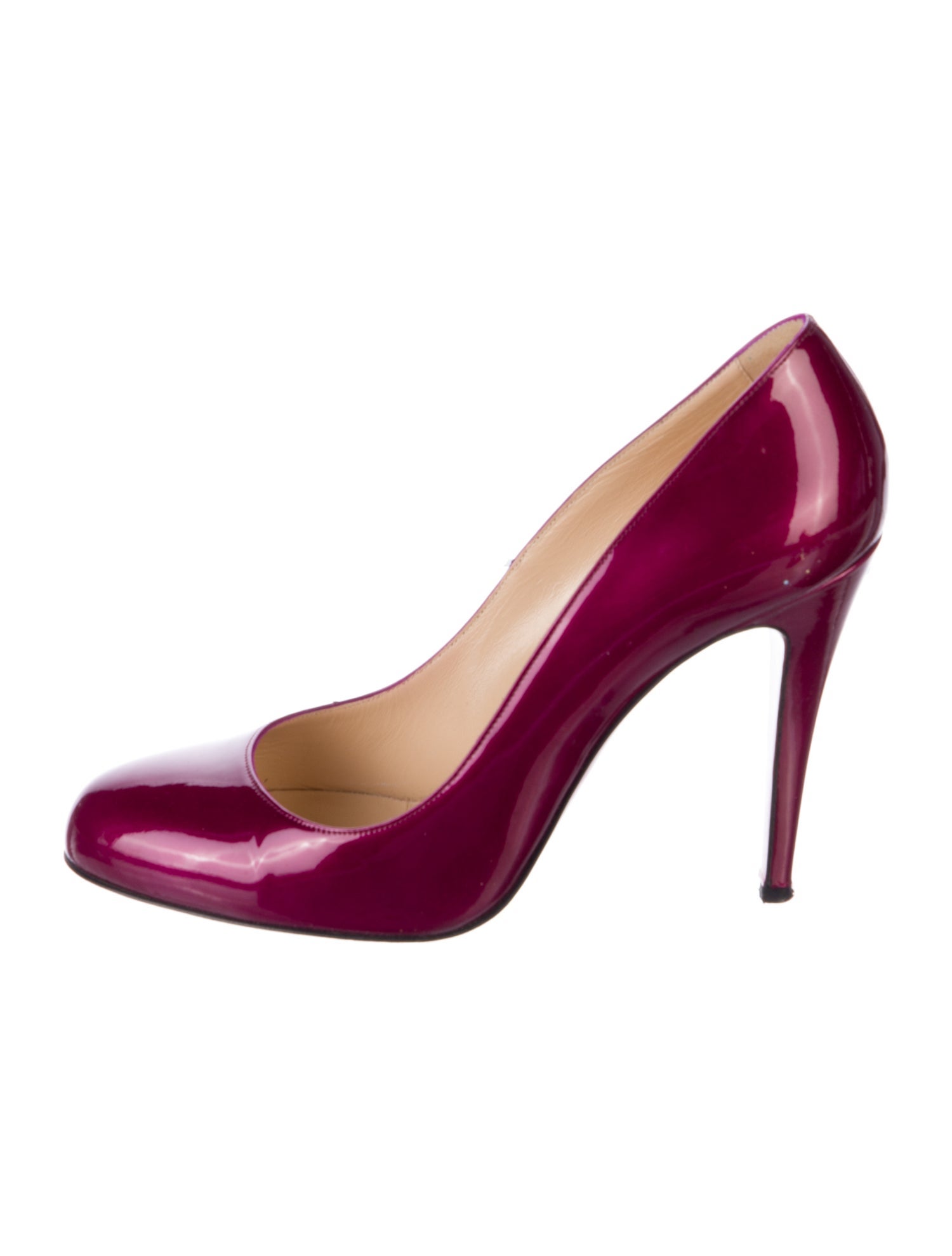 Christian Louboutin Ron Ron 100 Patent Leather Pumps