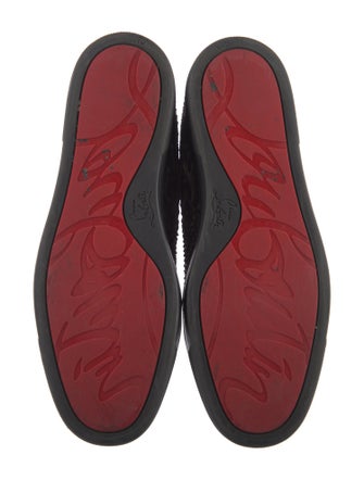 Christian Louboutin Python Animal Print Sneakers