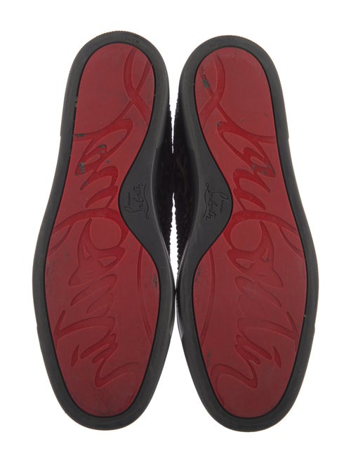 Christian Louboutin Python Animal Print Sneakers