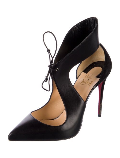 Christian Louboutin Suede D'Orsay Pumps