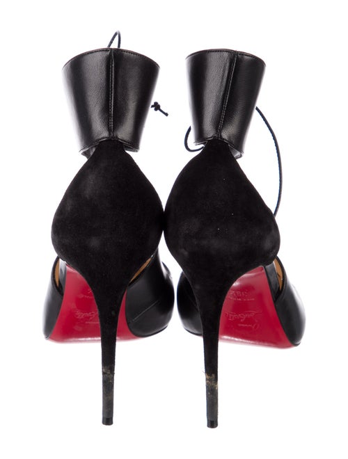 Christian Louboutin Suede D'Orsay Pumps