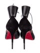 Christian Louboutin Suede D'Orsay Pumps