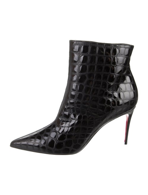 Christian Louboutin So Kate Booty 85 Embossed Leather Boots